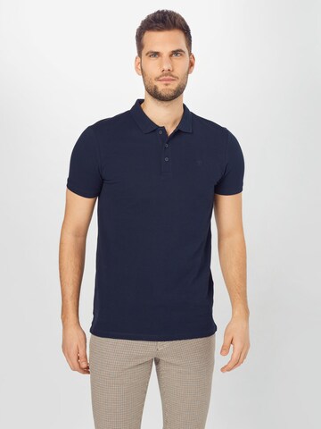 TOM TAILOR DENIM Poloshirt in Blau: predná strana