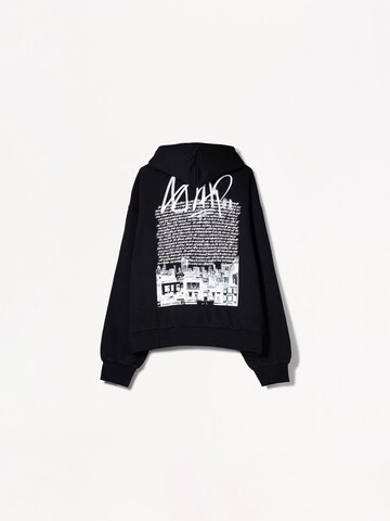 Sweat-shirt Bershka en noir