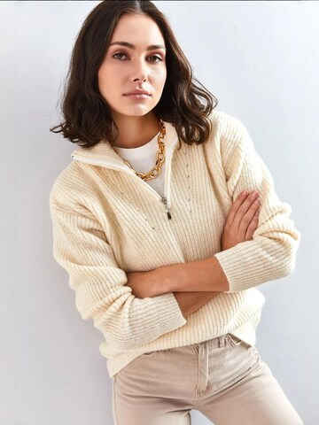 Pull-over 'Pullover' Bianco Lucci en beige