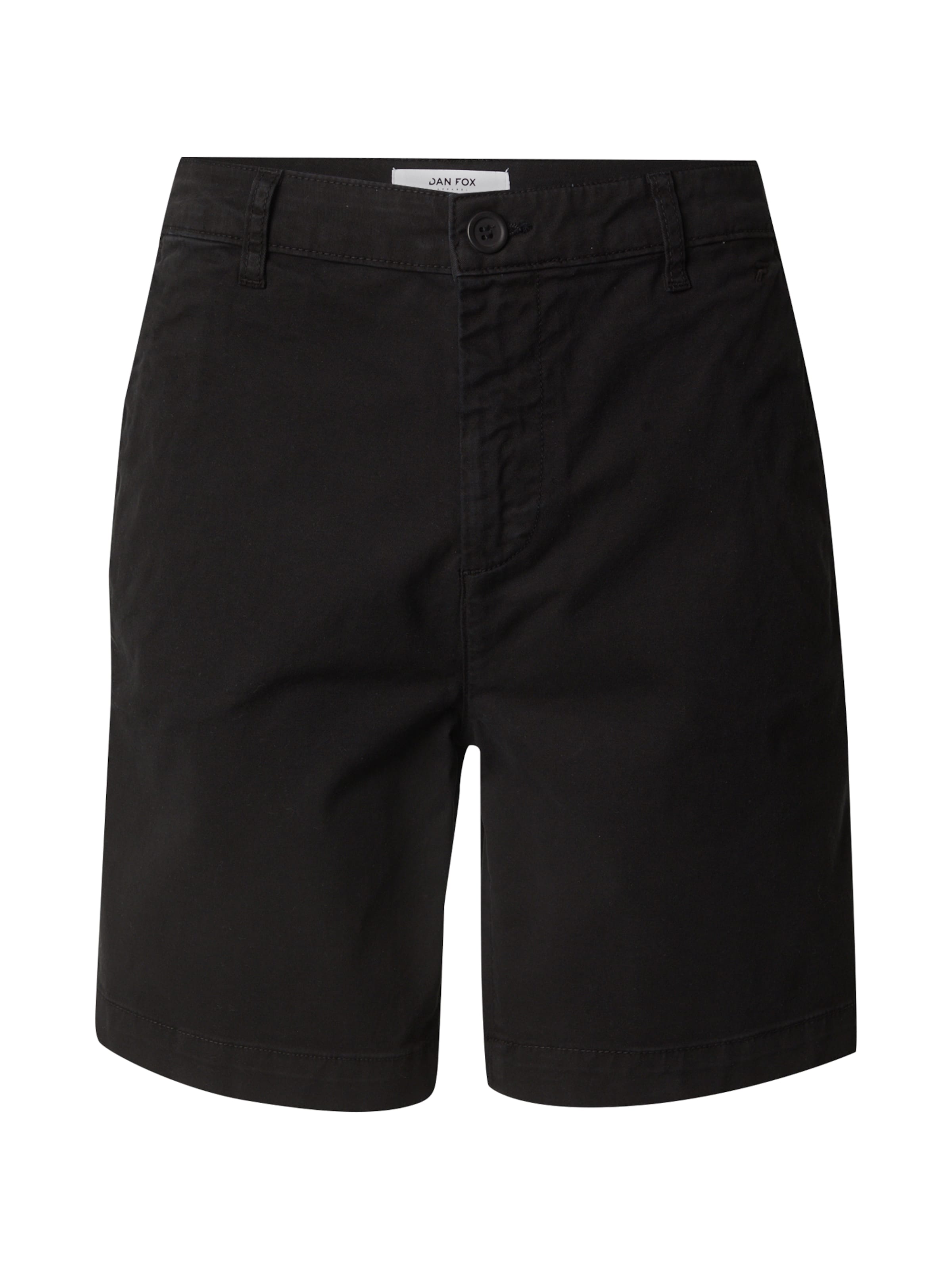 DAN FOX APPAREL Pants 'Luke' in Black: front