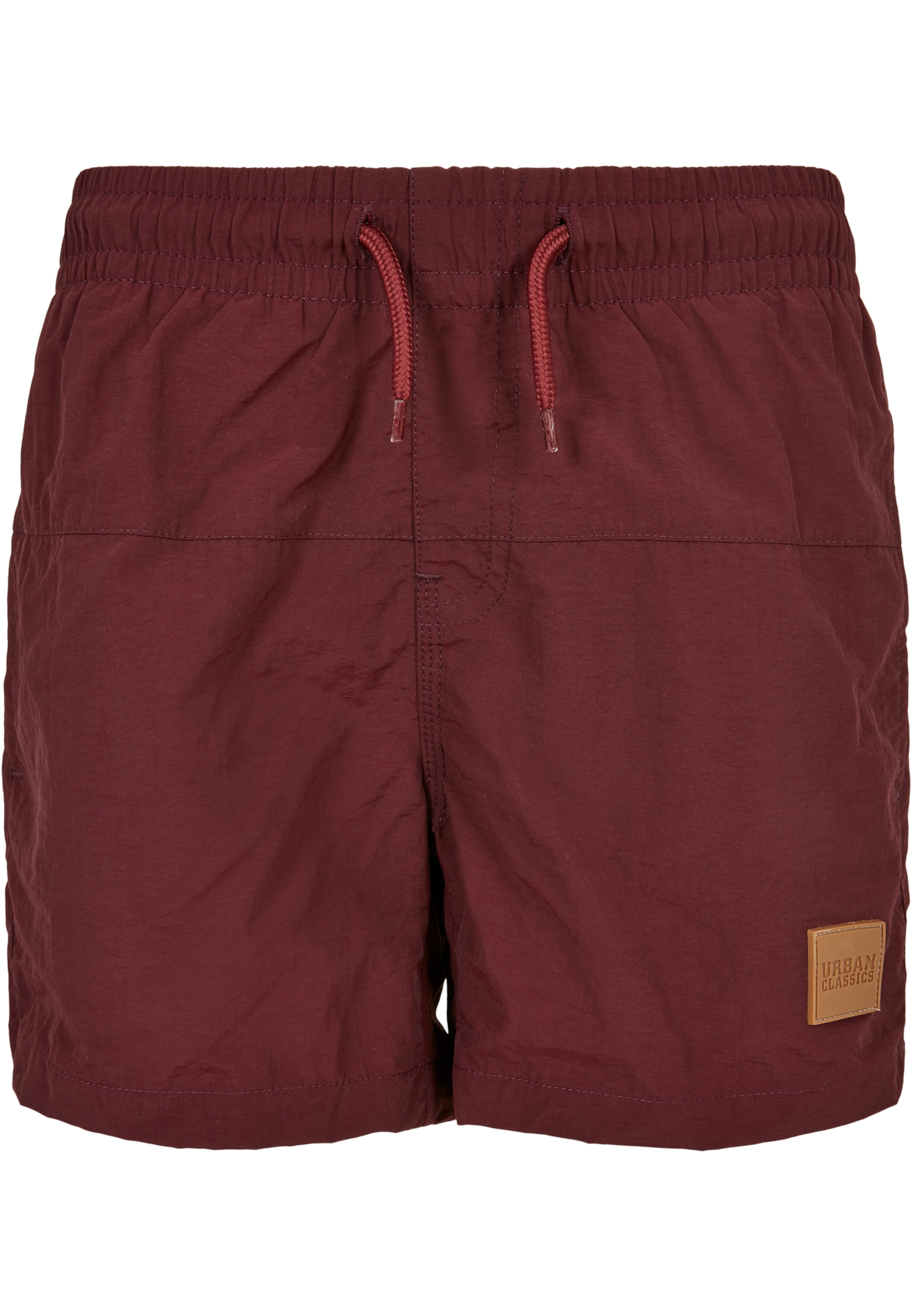 Urban Classics Swimming shorts in Red: front