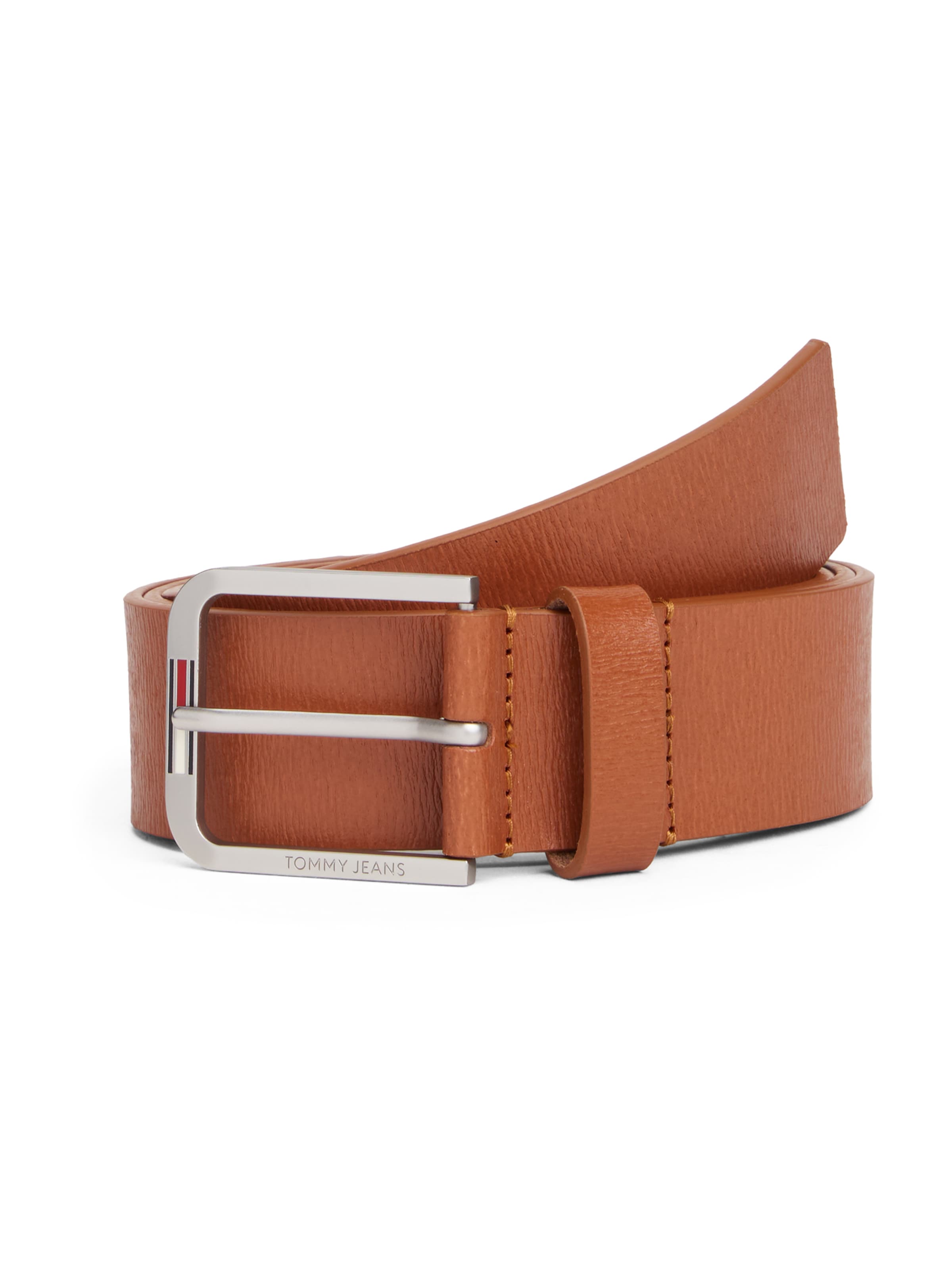 Tommy Jeans Opasek 'AUSTIN' – béžová: přední strana