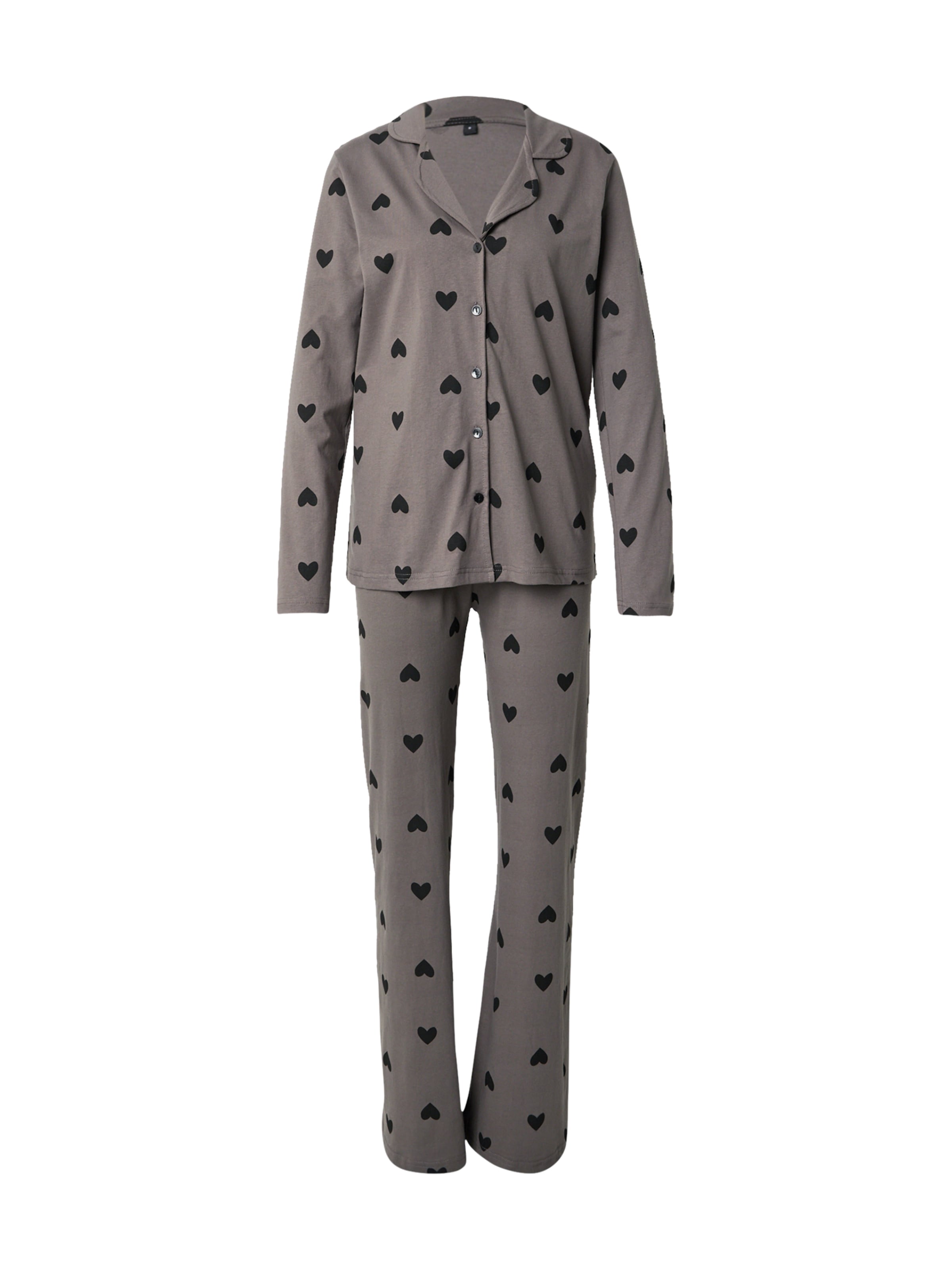 Trendyol Πιτζάμα σε γκρι: μπροστά