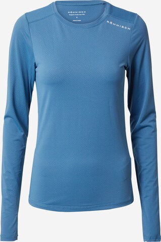 Röhnisch Sportshirt 'JACQUARD' in Blau: predná strana