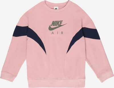 Nike Sportswear Sweater majica u noćno plava / siva / roza, Pregled proizvoda