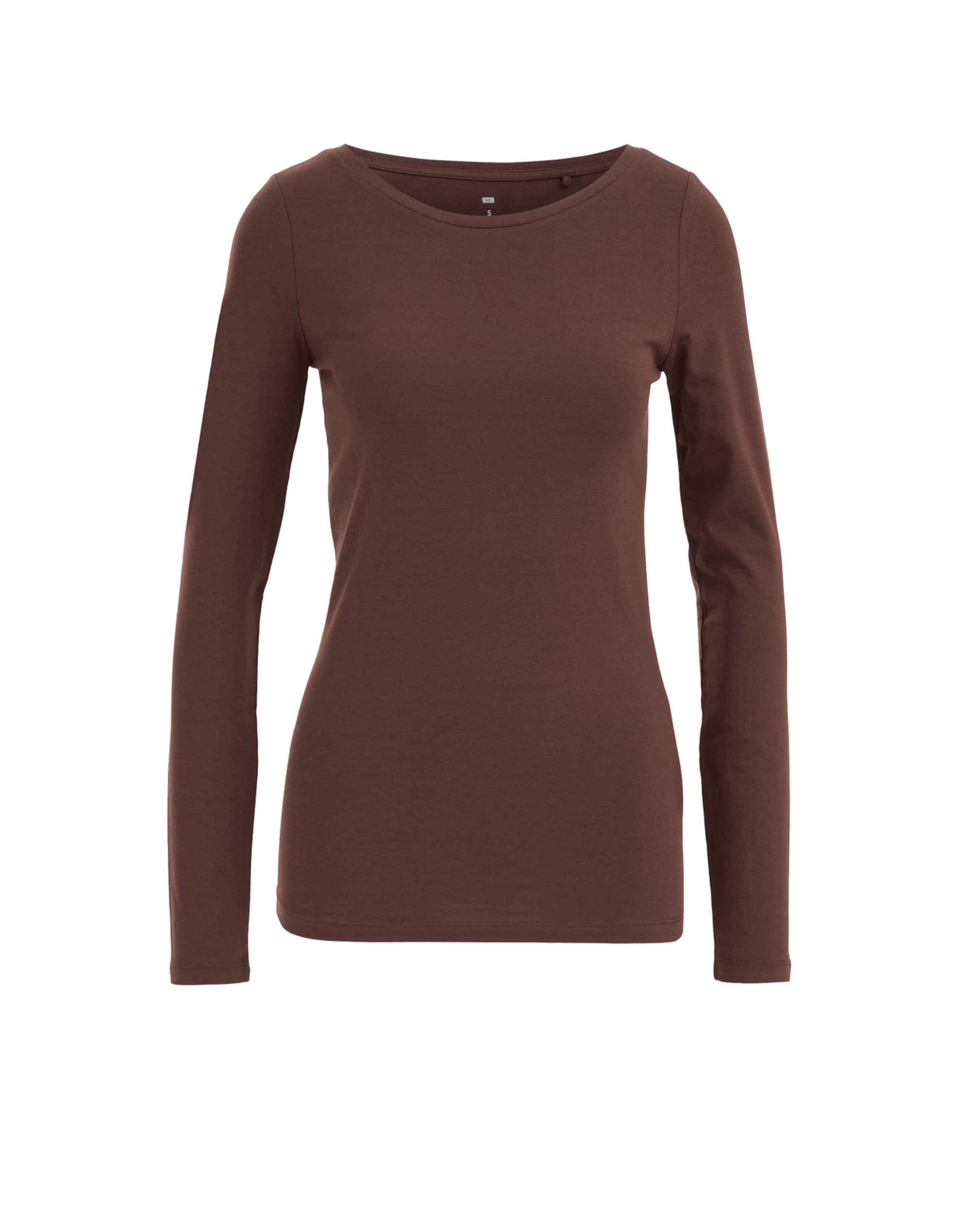 Tricou de la WE Fashion pe maro: față
