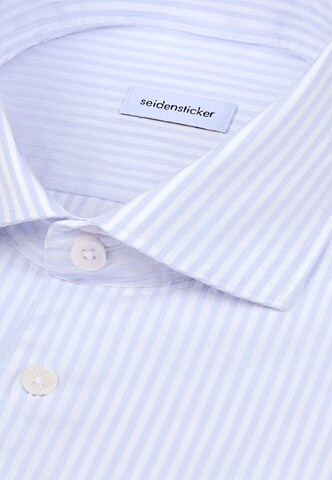 Coupe regular Chemise 'Casual Business' SEIDENSTICKER en bleu