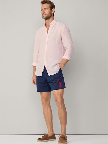 Hackett London Badeshorts in Blau