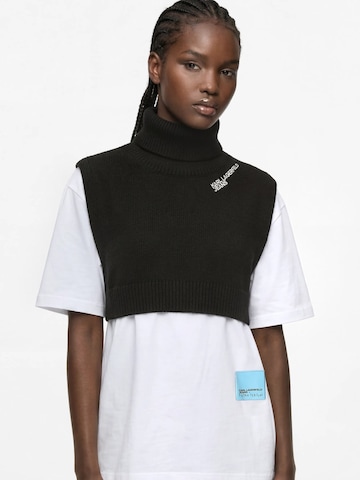 KARL LAGERFELD JEANS - Cachecóis em preto: frente