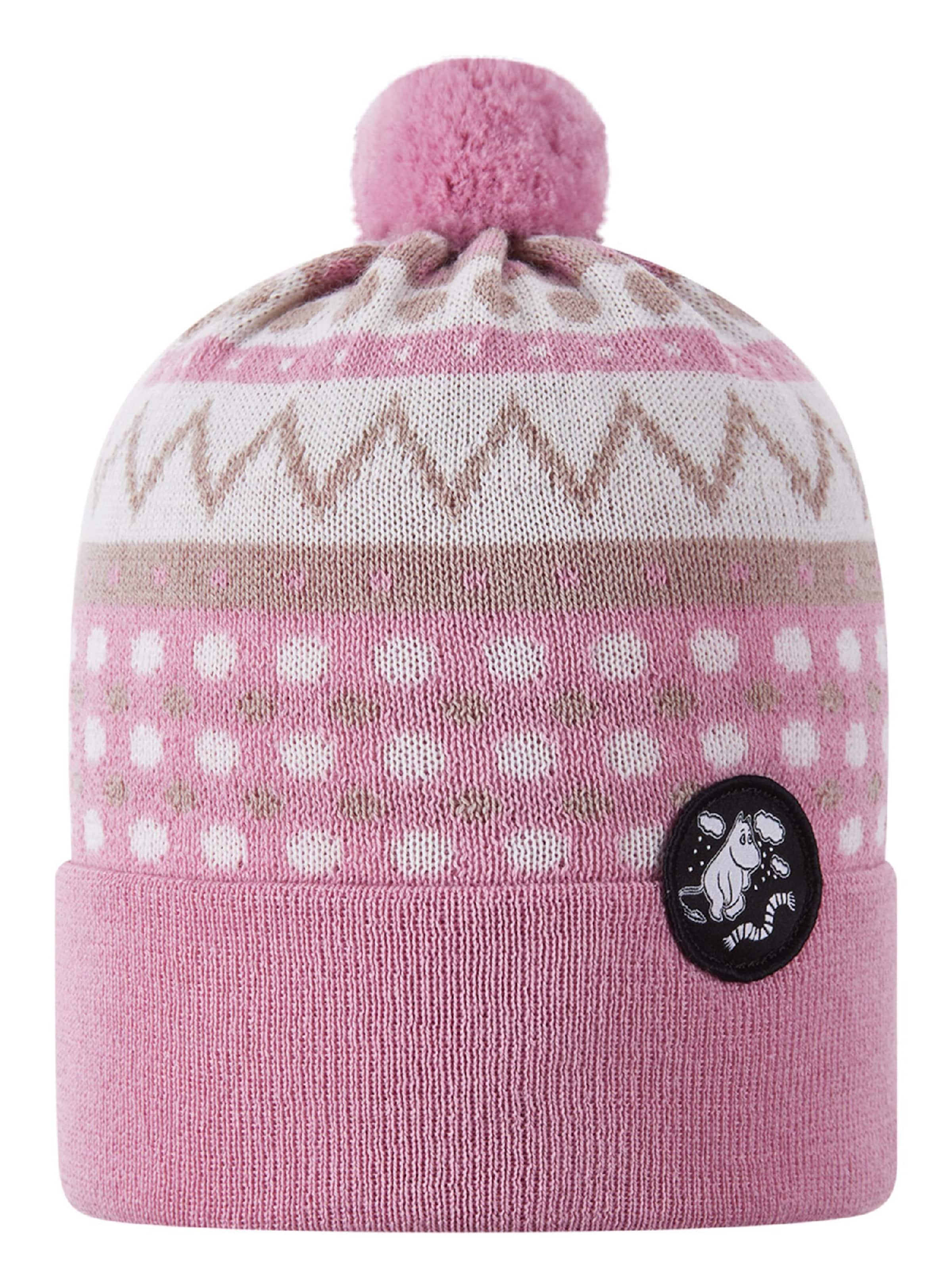 Reima Beanie 'Moomin Flinga' in Pink: front