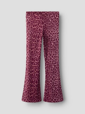 NAME IT - Bootcut Pantalón 'NKFNuni' en lila