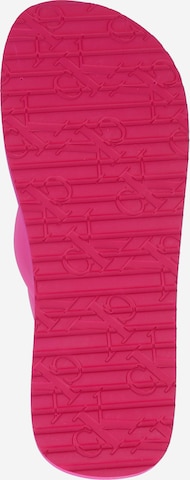 Flip-flops de la Calvin Klein Jeans pe roz