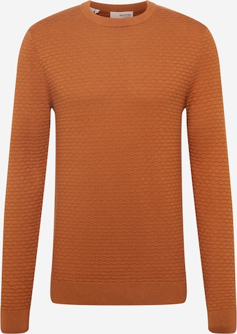 SELECTED HOMME Pullover 'ATLANTA' in Braun: predná strana