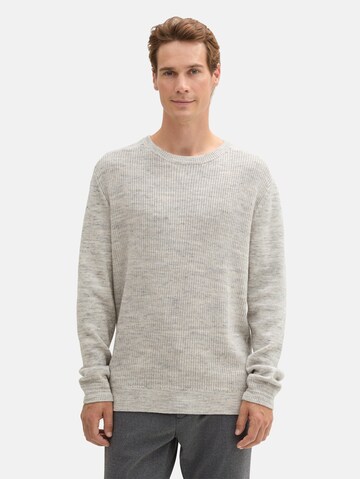 TOM TAILOR Sweater in Grey: front