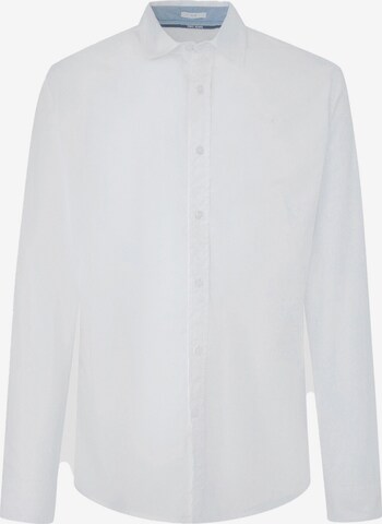Pepe Jeans Regular fit Button Up Shirt 'Frank' in White: front