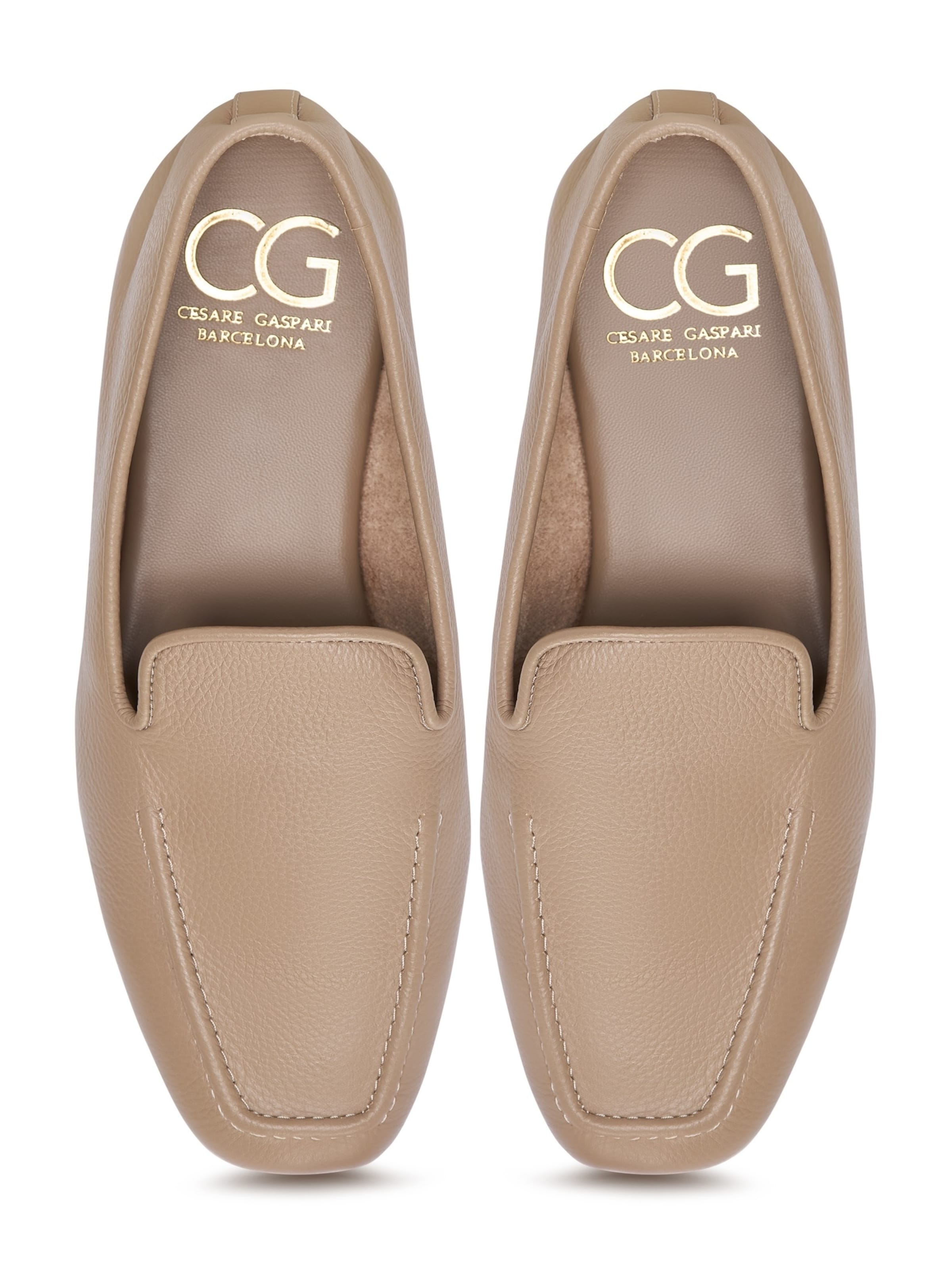 CESARE GASPARI - Zapatillas en beige