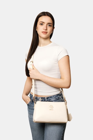 Gattinoni Crossbody Bag in White: front