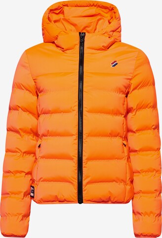 Superdry Winter Jacket in Orange: front