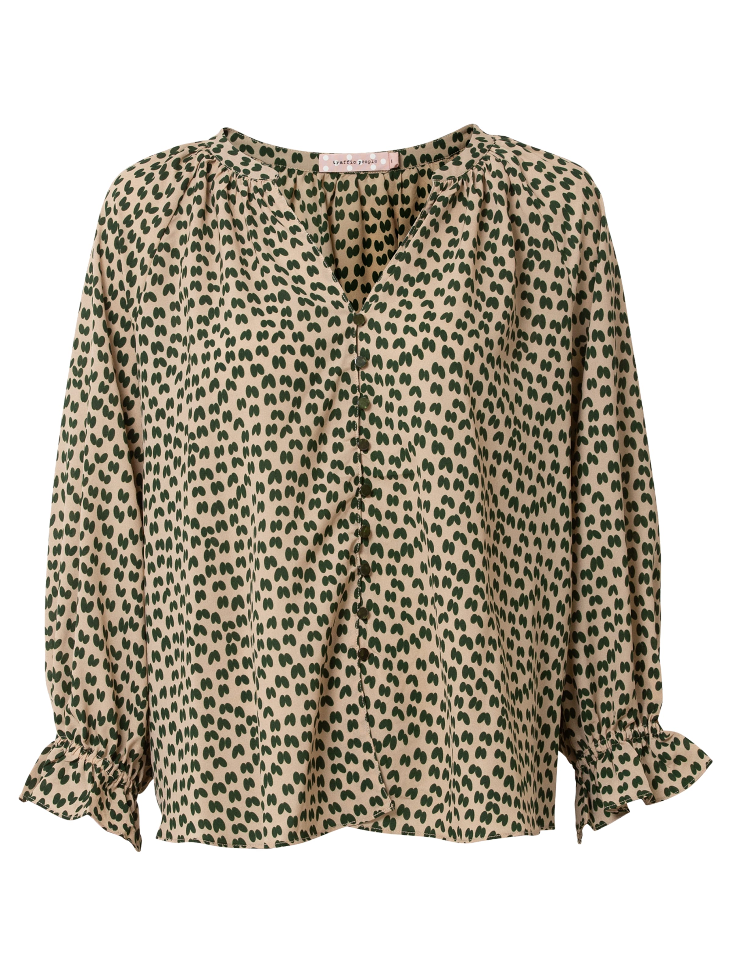 Bluză de la Traffic People pe bej: față