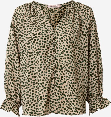 Traffic People Blouse in Groen: voorkant