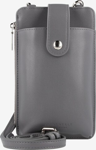 Seidenfelt Manufaktur Crossbody Bag 'Medja' in Grey: front