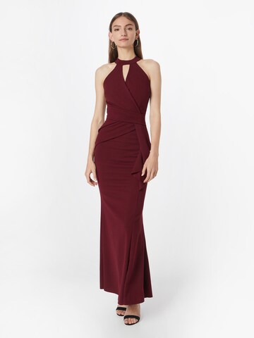 WAL G. Evening Dress in Red: front