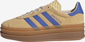 ADIDAS ORIGINALS Platform trainers 'Gazelle Bold' in Yellow: front