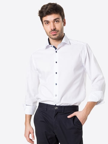 Regular fit Camicia business di ETERNA in bianco: frontale