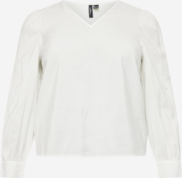 Vero Moda Curve Блузка 'Sani' в Белый: спереди