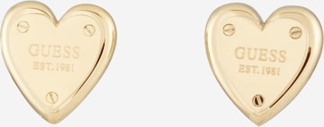 Boucles d'oreilles GUESS en jaune : devant