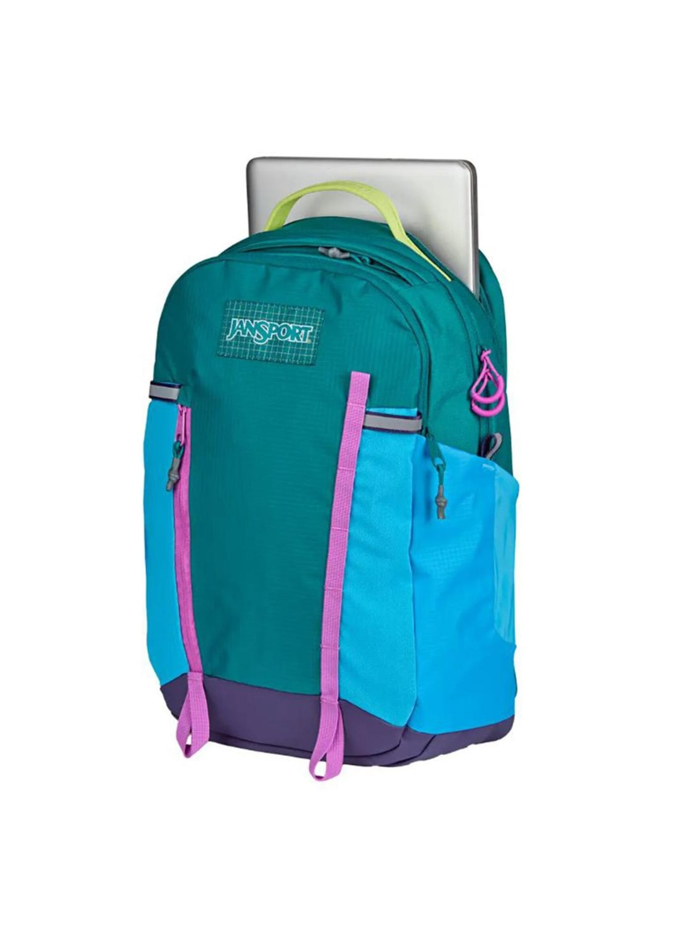 JANSPORT Plecak 'All Around Pack Medium Emerald Pool -- Blue / Green Backpack' w kolorze zielony