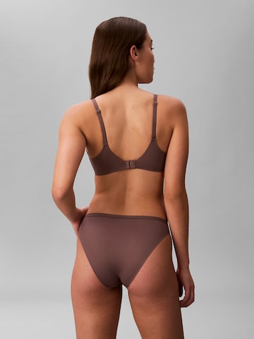 Invisible Soutien-gorge Calvin Klein Underwear en marron