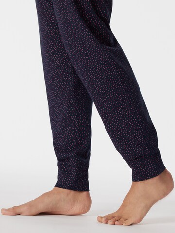 SCHIESSER Pyjama ' Comfort Essentials ' in Blauw