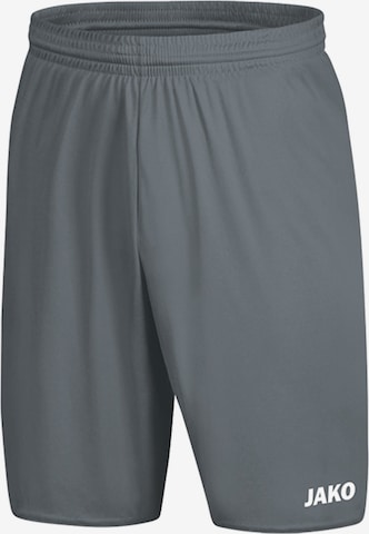 JAKO Regular Workout Pants 'Manchester 2.0' in Grey: front