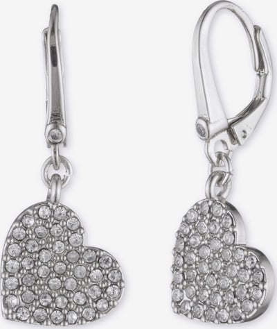 DKNY Boucles d'oreilles en argent / transparent, Vue avec produit