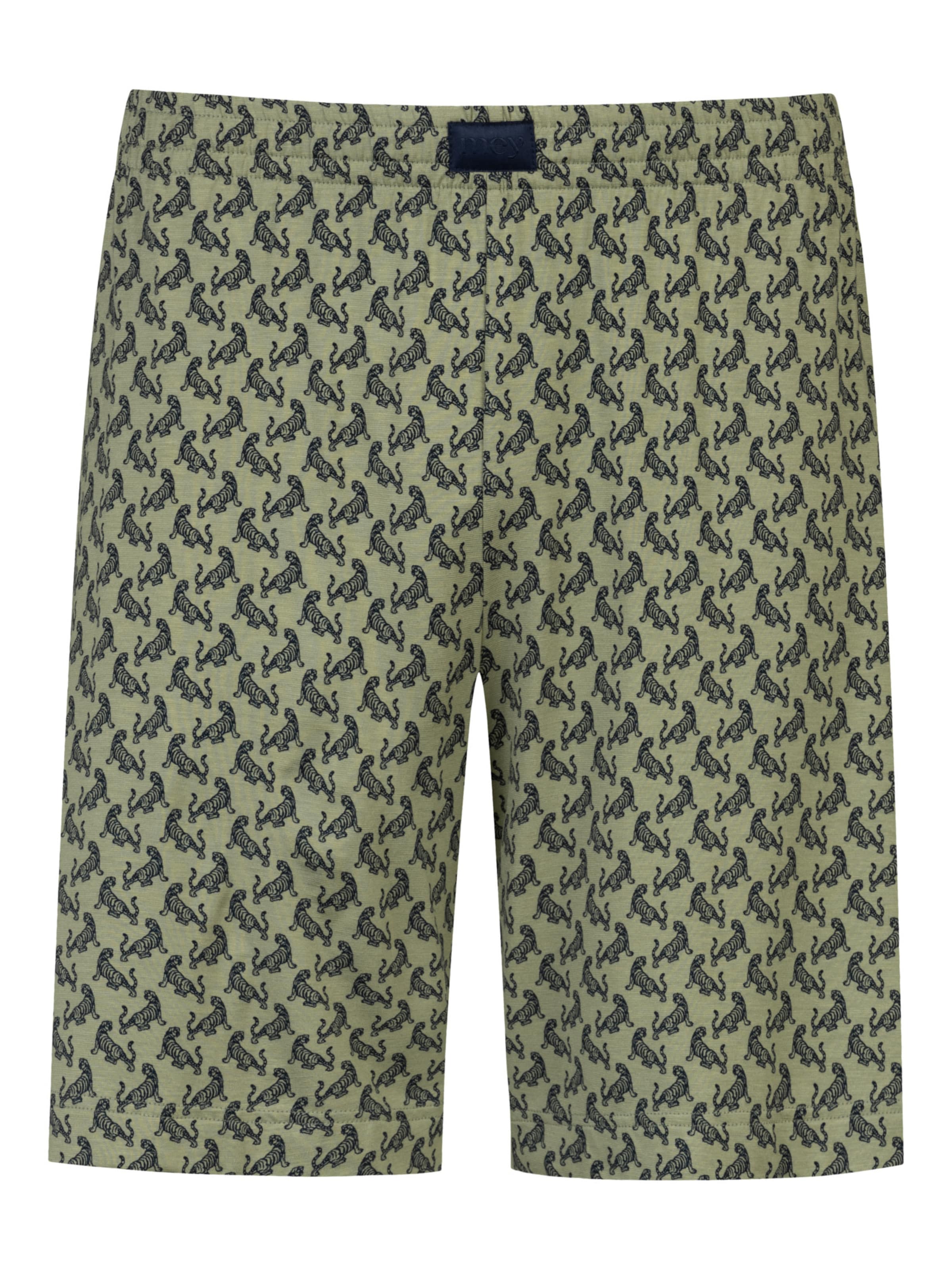 Pyjama court 'Tipsy Tigers' Mey en vert : devant