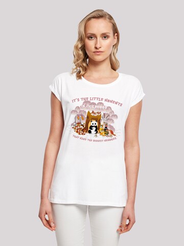 T-shirt 'Heroes of Childhood Tao Tao Childhood Memories' F4NT4STIC en blanc : devant