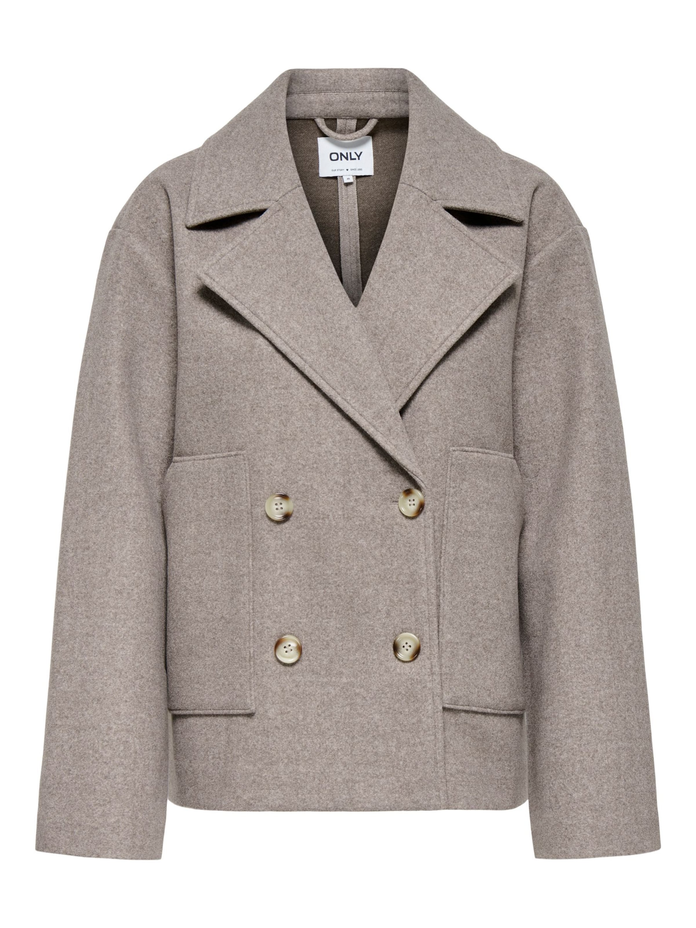 ONLY Manteau mi-saison 'ONLNancy' en taupe, Vue avec produit