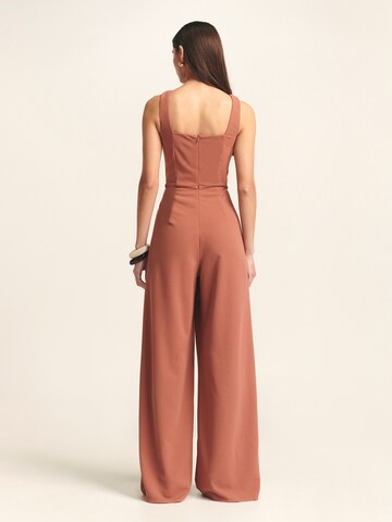 Combinaison 'Anika' St MRLO en marron : derrière