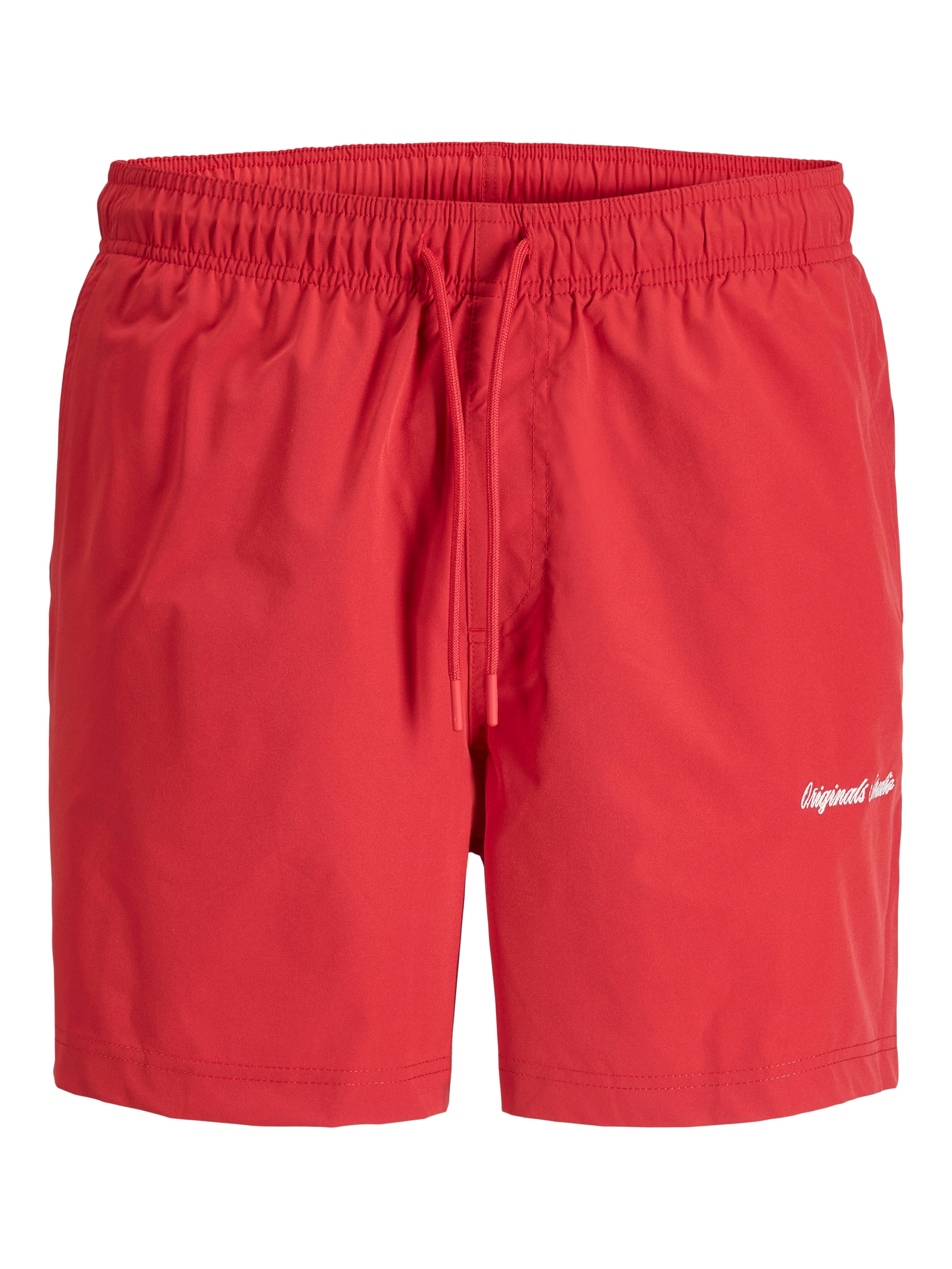 Jack & Jones Junior Badeshorts in Rot: Vorderseite