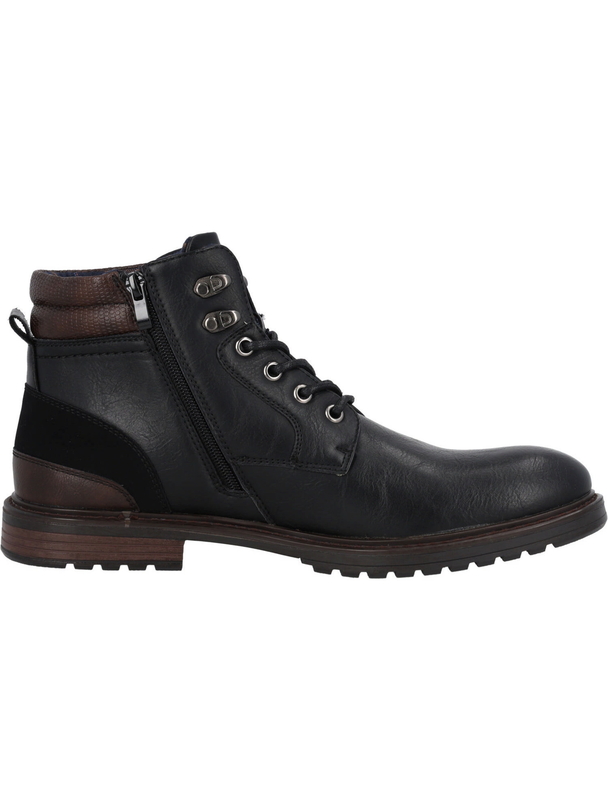 Bottines à lacets 'Palado Niknas' Palado en noir