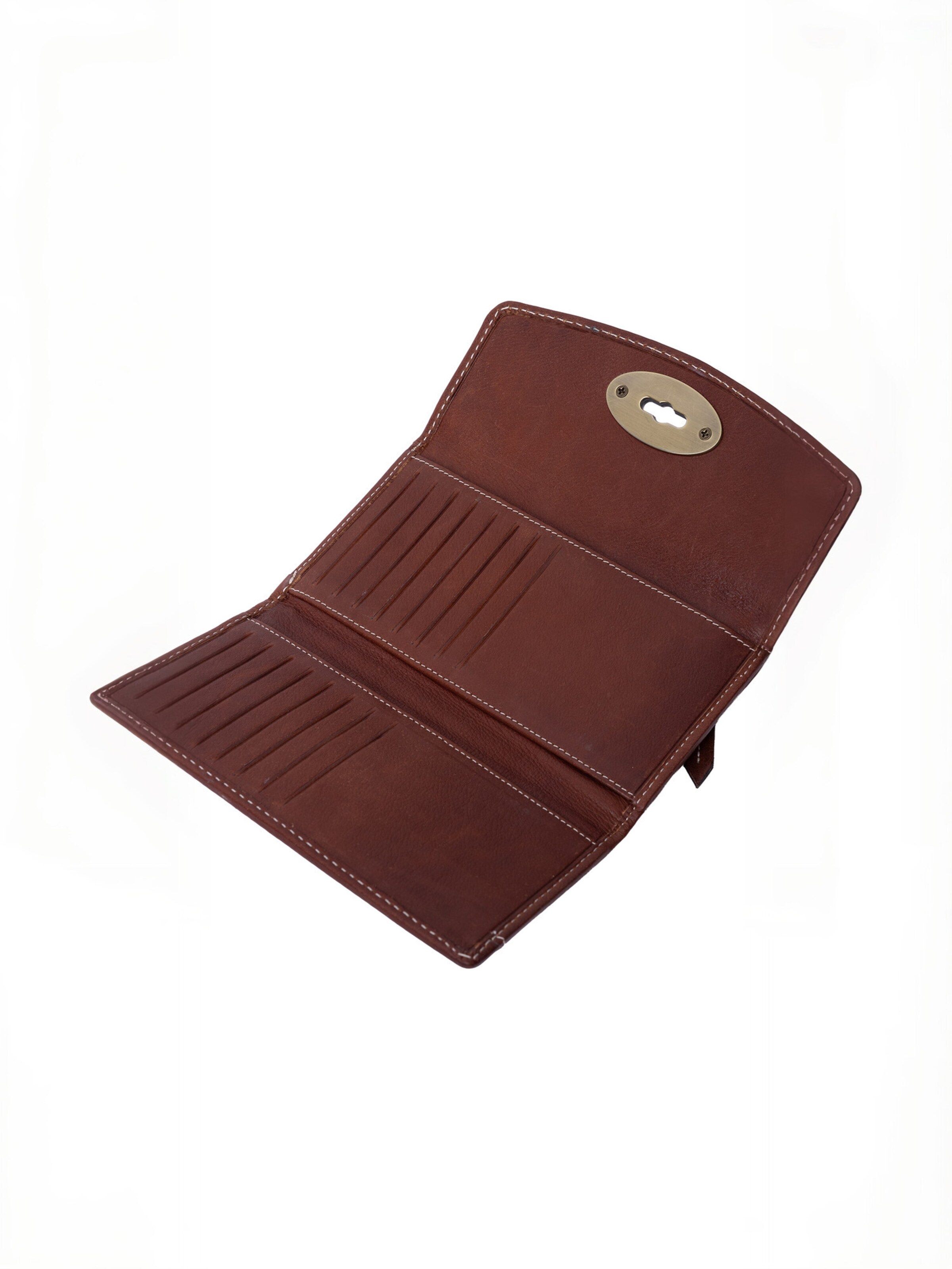 Porte-monnaies ' Saya ' RE:DESIGNED en marron : au dessus