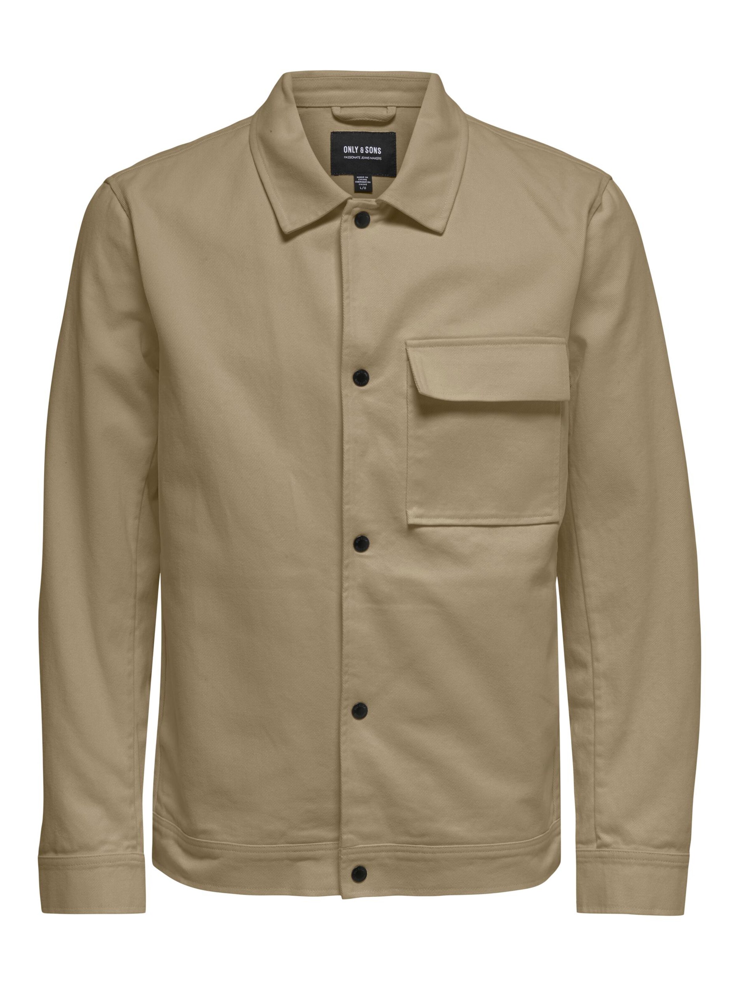 Veste mi-saison 'Hydra' Only & Sons en beige : devant