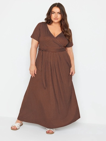 Stil Diva Dress in Brown: front
