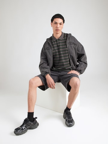 Woodbird Wide leg Jeans in Grijs