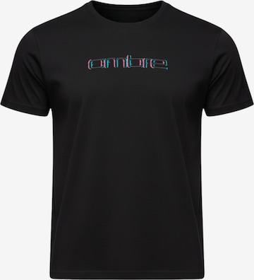 Ombre Shirt in Black: front