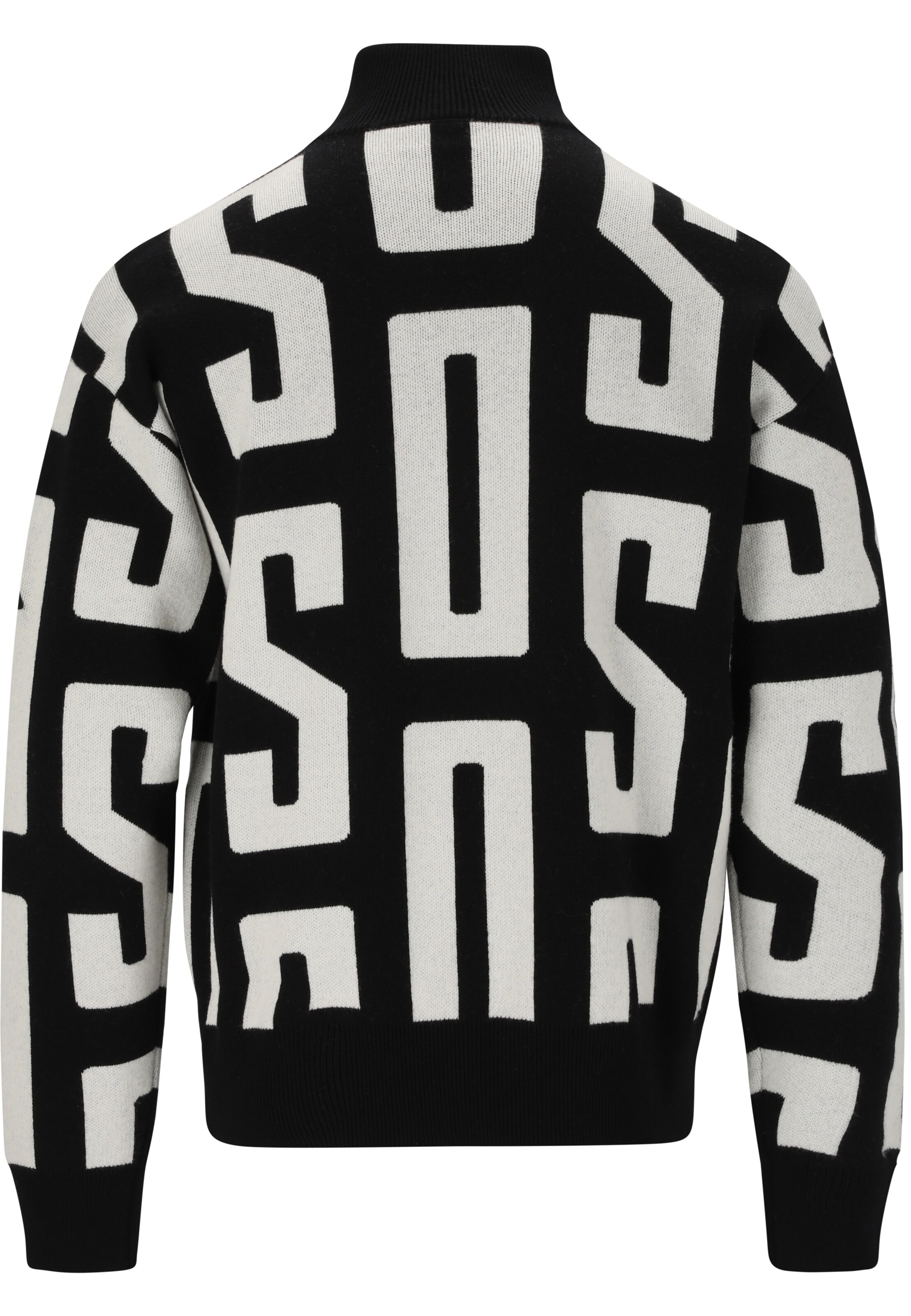 SOS Pullover 'Verbier' in Schwarz