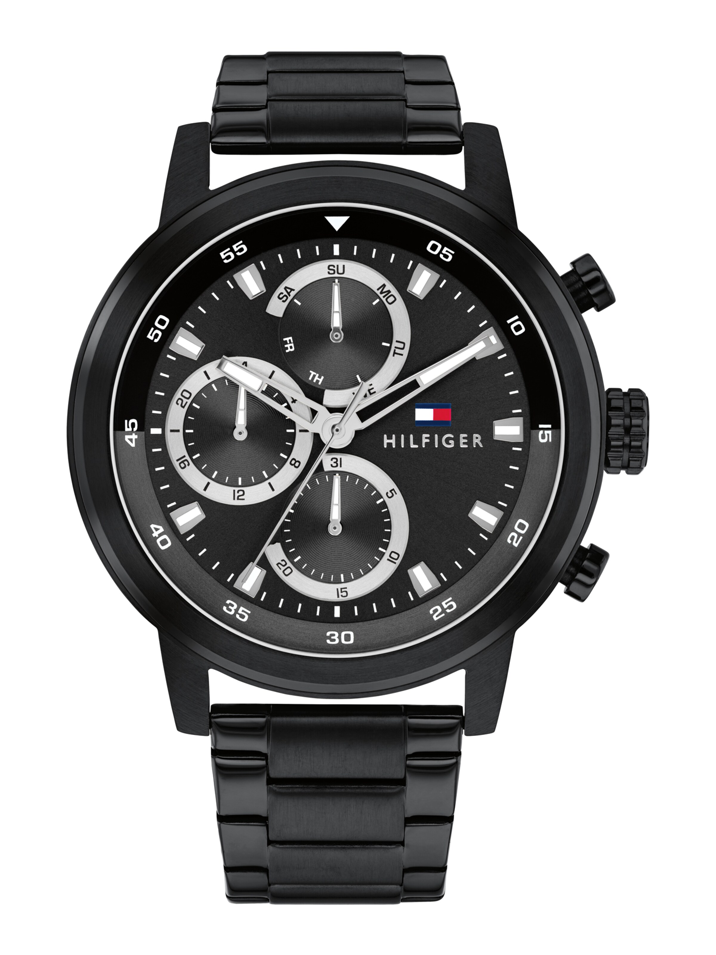 TOMMY HILFIGER Analógové hodinky 'Rocky' - Čierna