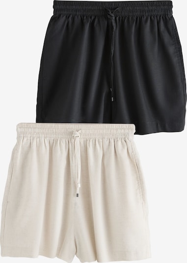 Next Housut värissä ecru / musta, Tuotenäkymä