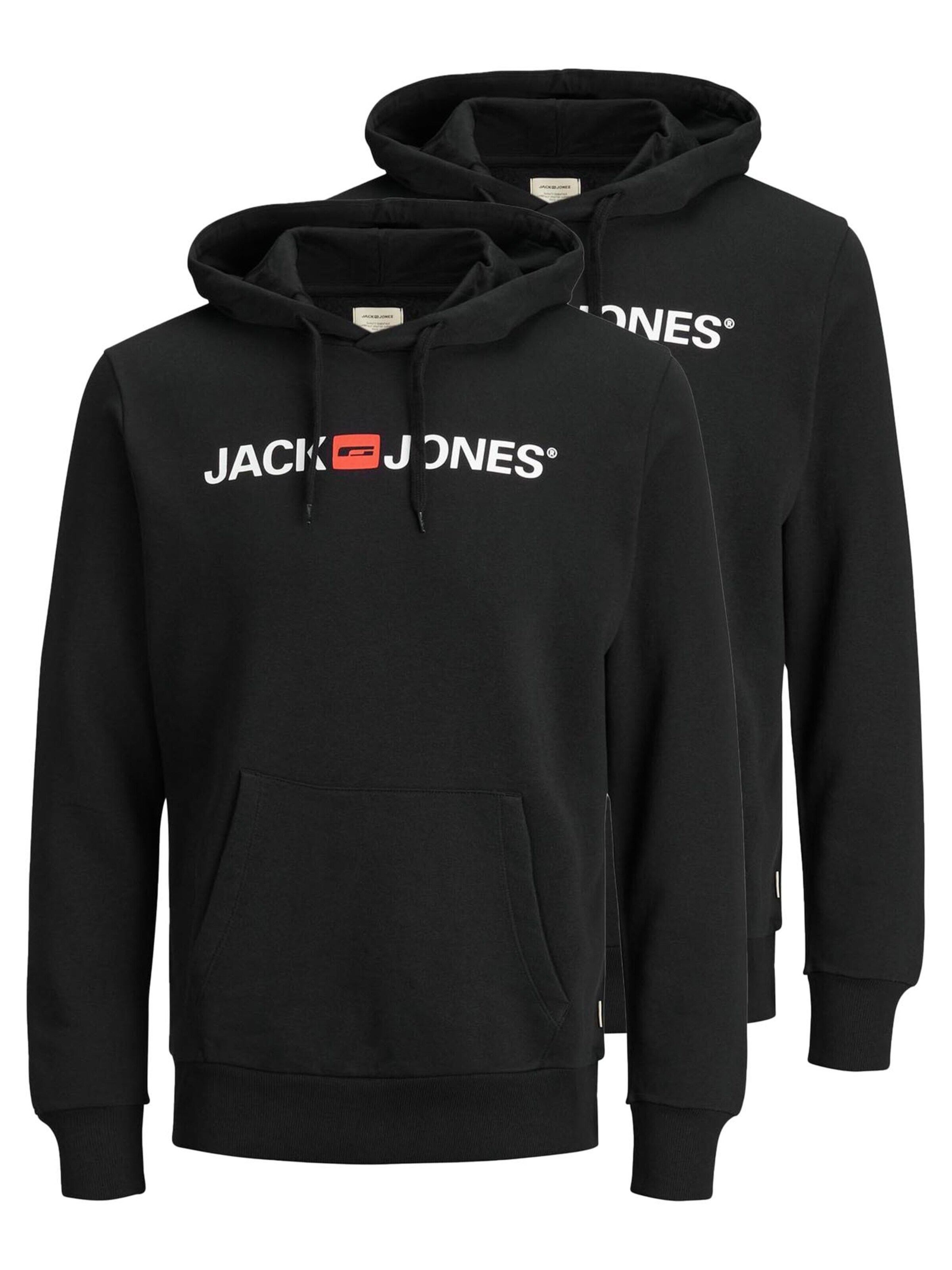 JACK & JONES Sweatshirt 'Corp'‌‌‌‌‌ in Schwarz: Vorderseite